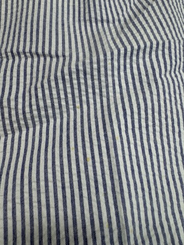 Nautica Seersucker Pants Men’s 36x32 Cuffed Modern Vacation Classic Blue White - Picture 7 of 14
