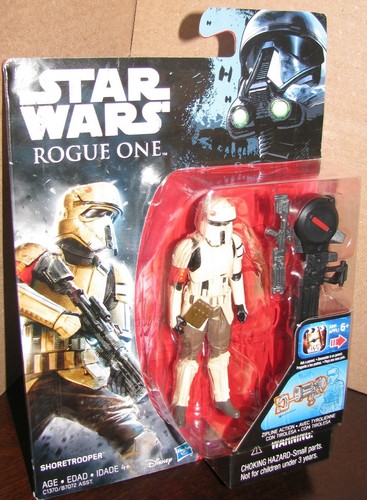 Star Wars Rogue One SHORETROOPER Scarif 3.75" Zipline Actionfigur Neu RAR - Bild 1 von 7