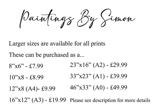 Sunny Wild Daisy Flowers 5"x7" Print on Matte Paper | Gentle Watercolor Art - Picture 2 of 18