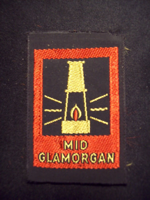 Vintage Pfadfinder Abzeichen MID GLAMORGAN Band