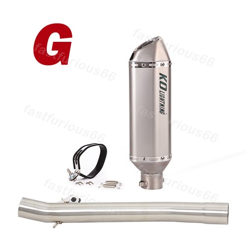 For Suzuki Bandit 600 GSF600 1995-2006 Mid Exhaust Connect Pipe Muffler Silencer - Picture 11 of 13