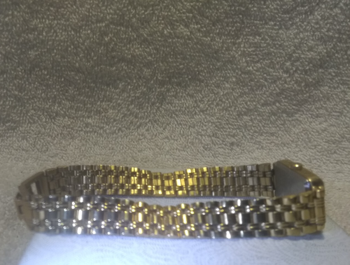 Seiko Quartz Dress Watch V401-5129 Women All Gold Link Bracelet New Bat Works ! - Picture 8 of 12