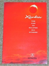 1993 CITROEN XANTIA UK Launch Sales Brochure - VSX SX LX Base 16V 2.0 1.8 1.6 TD