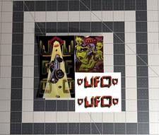 S M Bikes UFO Bmx Frame Decal Set