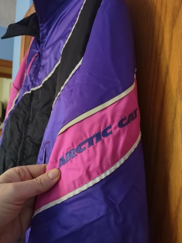 SWEET Arctic Cat Snowmobile Arcticwear Purple Pink Womens XL  Jacket Quality☃️🔥 - Picture 2 of 12