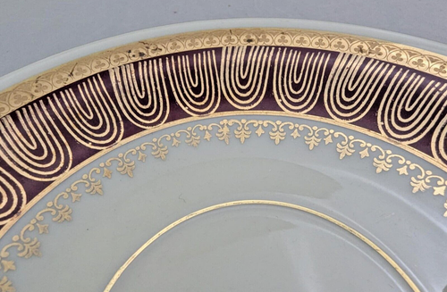 RARE Rudolf Wachter RW Bavaria Tea Cup Saucer Plate Trio Gold Red Floral - Picture 14 of 22