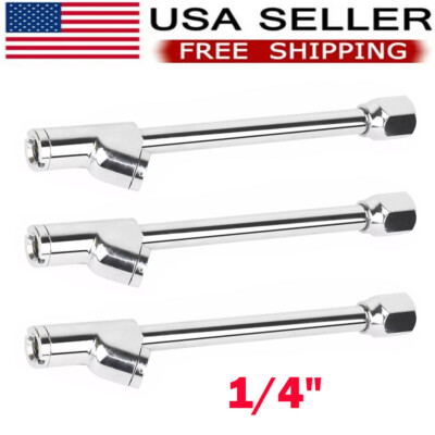 #ad Air Tire Pressure Filler Dual Head Chuck Inflator Car Gauge 1 4quot; Compressor NEW $18.09
