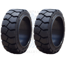 18X9X12-1/8 18X9X12.125 FORKLIFT SOLID TIRES 1891218 18912125 | TRACTION x2