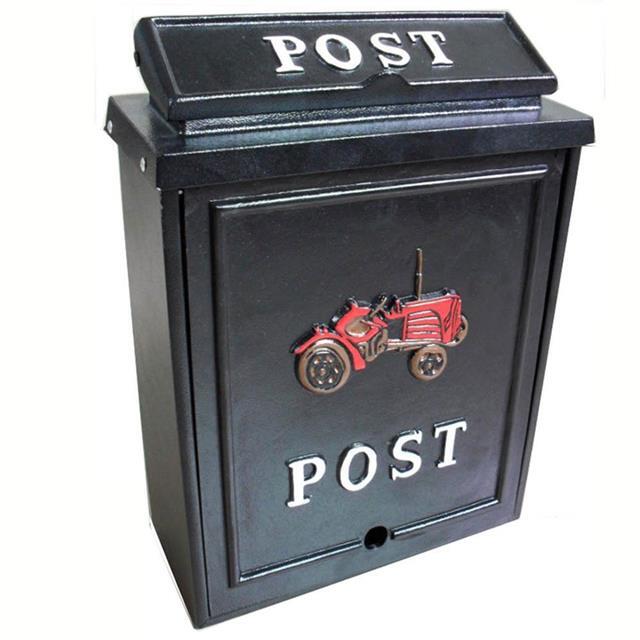 Arboria Post 50 Red Tractor Post Mail Box