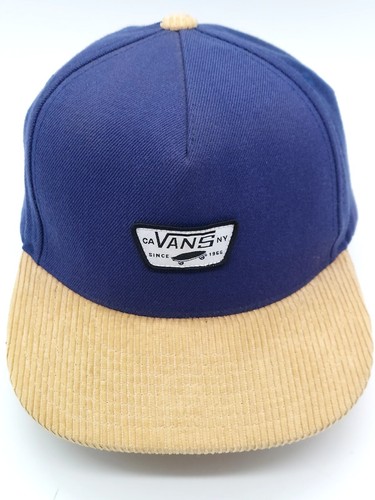 Vans Mütze "Since 1966" verstellbar Druckknopflasche blau Cord bestickt - Bild 1 von 12