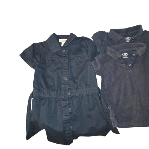 Girls 5 LOT TODDLER SCHOOL UNIFORM TOPS, DRESS, PANTS 4T - Picture 4 of 7