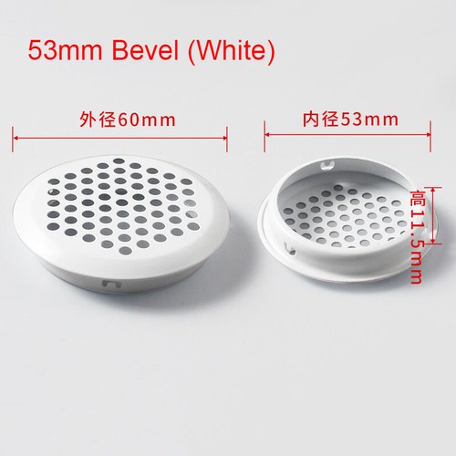 19mm-53mm Opening Dia Bottom Dia Stainless Steel Round Mesh Hole Air Vent Louver - Picture 37 of 37