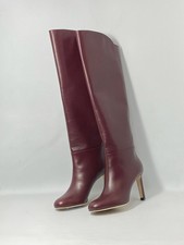 Jimmy Choo Karter Leather Knee-high Boots Size 37