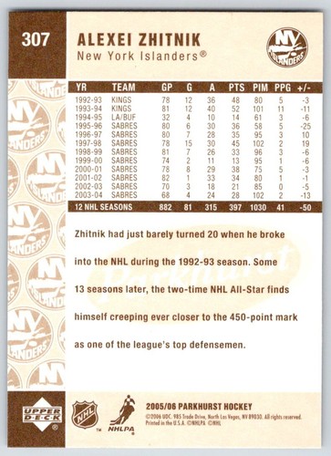 2005-06 Parkhurst NHL Hockey Base Cards (281 - 420) - U-Pick From List - Picture 55 of 281