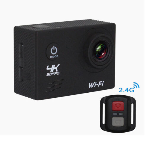 16MP Ultra HD WiFi SJ8000 2.0'' Sports Waterproof Camera 1080P+ Remote+ 2Battery - Afbeelding 1 van 12