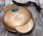 Waffle Mini Maker Iron Copper