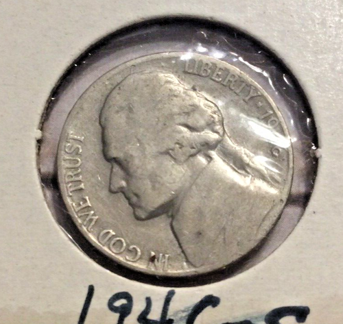 1946-S Jefferson Nickel Five Cent US Coin Exact Coin PIctured - Picture 2 of 3