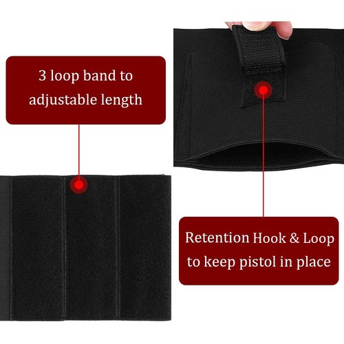 Tactical Concealed Carry Ankle Holster Military Drop Leg Gun Holder Pistol Pouch - Picture 4 of 11