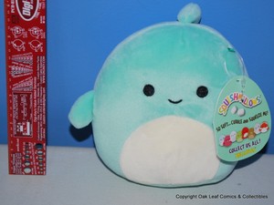 Squishmallow Kellytoy Perry The Baby Dolphin 5” 5 Inch New With Tags! CUTE! | eBay