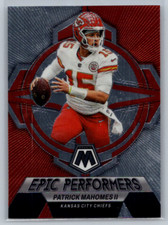 Patrick Mahomes 2023 Panini Mosaic Epic Performers  #EP-PM Kansas City Chiefs 