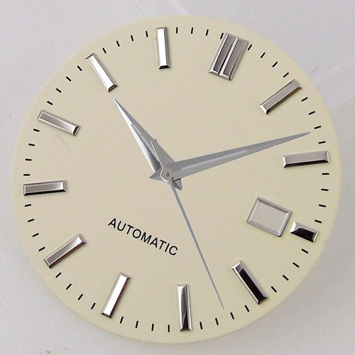 33.5mm Black Yellow Orange Dial  Fit Vintage NH35 NH36 Movement Watch - Picture 15 of 23