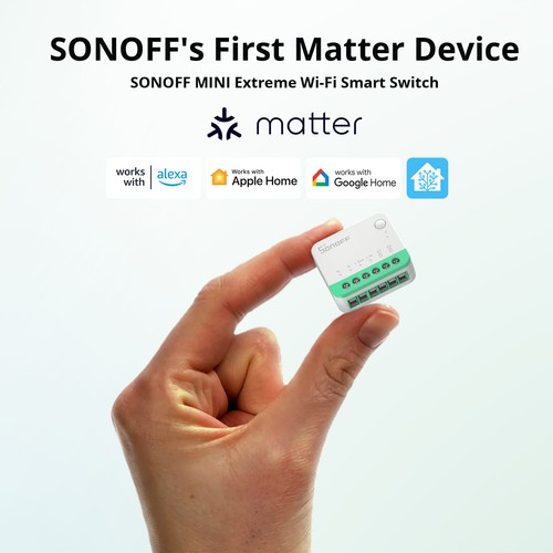 1-5x SONOFF MINIR4M WiFi Smart Light Switch Matter Compatible App Control Module - Picture 4 of 16