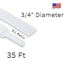 35ft 3/4" Dia Heat Shrink Tubing Marine Waterproof 3:1 Shrinkable Sleeves US