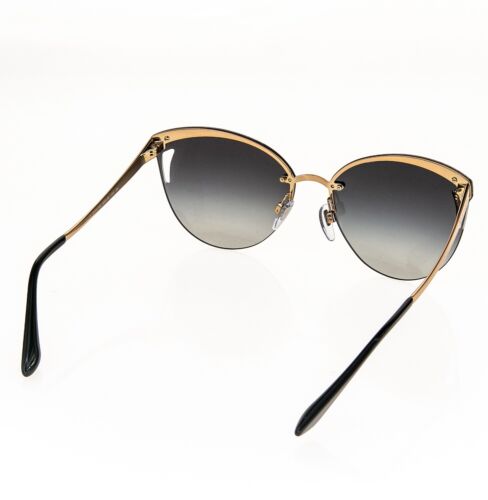 BVLGARI Serpenti BV6110 Rose Gold Black Snake Scales Metal Sunglasses 6110 - Picture 3 of 7