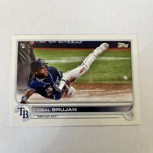 2022 Topps #25 Vidal Brujan Image Variation SP Rookie RC Tampa Bay Rays