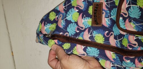UNION BAY Ajustable UNA CORREA CUERDA CABESTRILLO BOLSA TRASERA FLAMINGO PALMAS Como Nuevo - Imagen 11 de 19