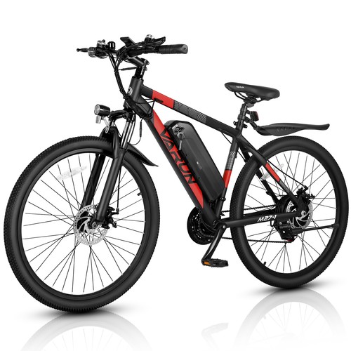 Trekking E-Bike 27,5 Zoll Elektrofahrrad 48V Mountainbike Pedelec Fahrrad W/APP - Bild 8 von 11