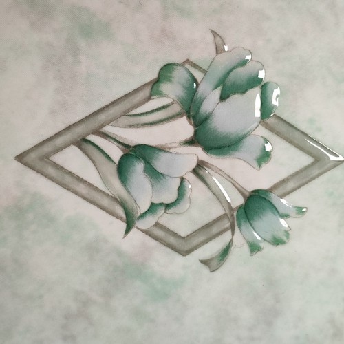 REBAJADO Bandeja Madera Vintage Azulejo Español Relieve Elevado Diseño Floral 12.25” x 8.5” - Imagen 2 de 11