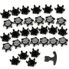 30pcs Golf Shoe Spikes Golf Training Pins Cleat Screw-in Removal Replacement Set