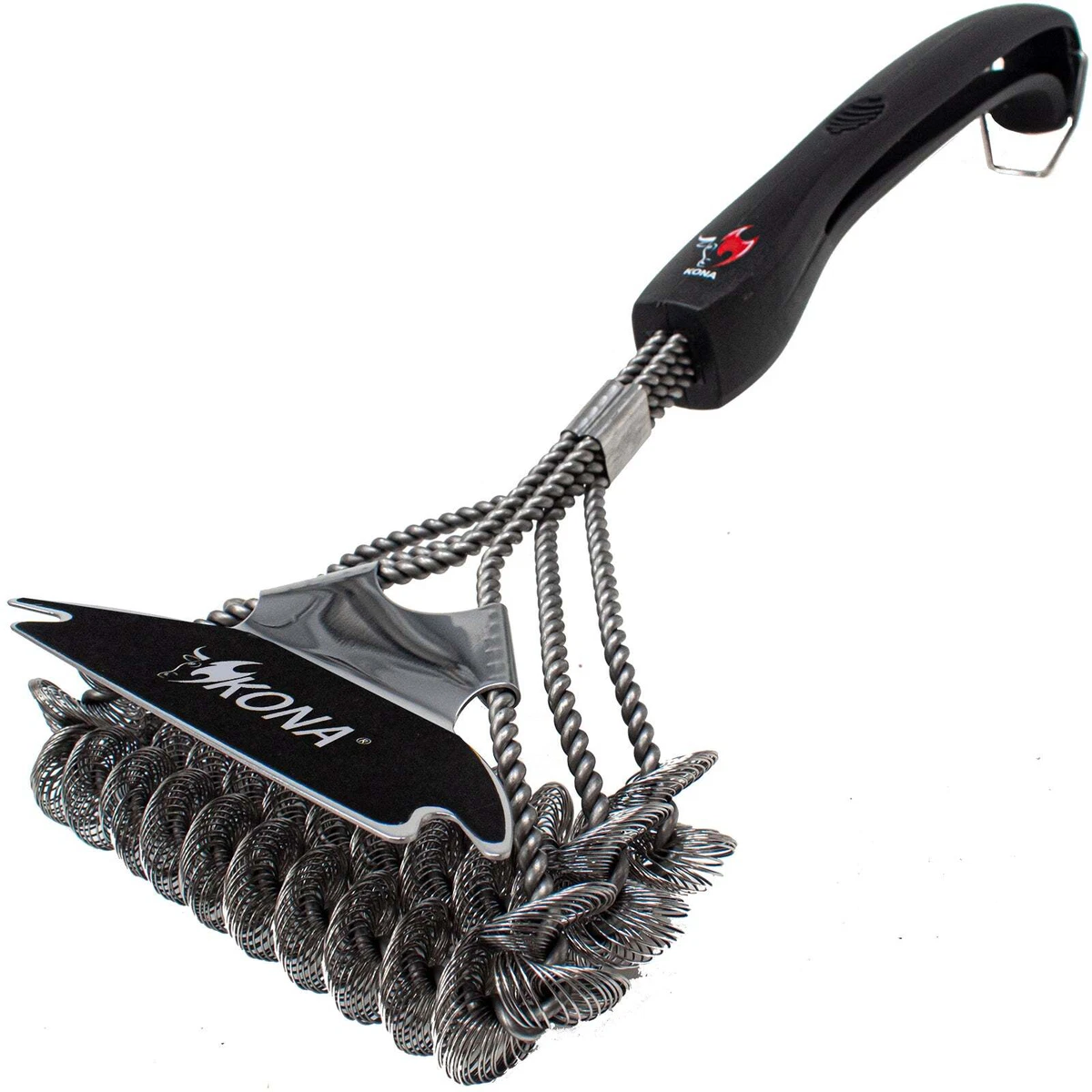 Kona Flat Scraper Grill Brush - Safe/Clean