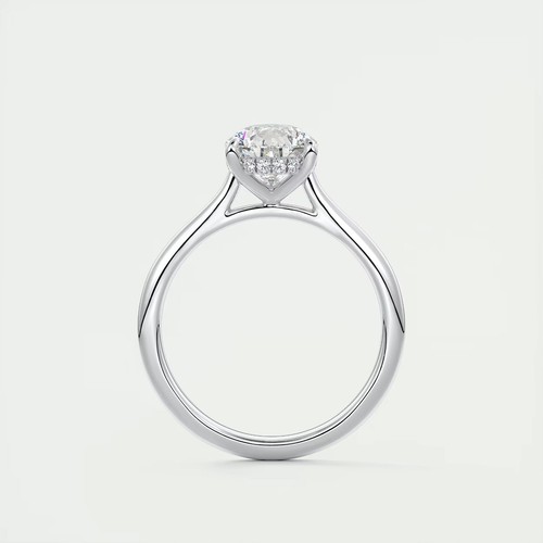 2.80 CT Pear Lab Grown Diamond Engagement Ring IGI Certified VS1 14k Gold - Picture 5 of 7