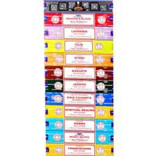 Nag Champa Satya Assorted Fragrances Mixed Agarbatti 15 Gram 12 Scent Set Of 1