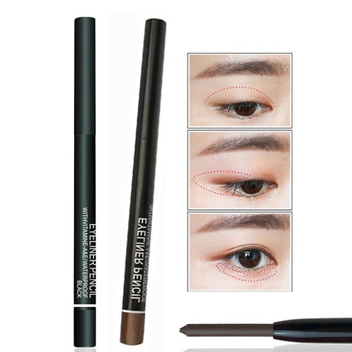 Black/Brown Liquid Eyeliner Pencil Long Lasting Waterproof Eye Liner Pen Makeup~ - Picture 4 of 14