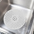 Rubber Sink Dish Drying Mat Kitchen Sink Protector Pad Round Draining Mat