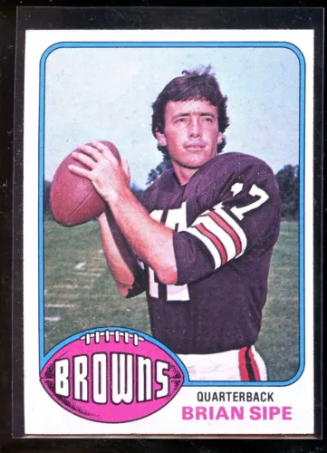 1976 TOPPS #516 BRIAN SIPE BROWNS ROOKIE NRMINT A03061`
