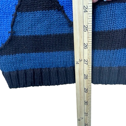 Maglione donna vintage Lisa Nichols taglia 2 anni 90 colorato astratto arcobaleno chiusura a scatto - Foto 5 di 16