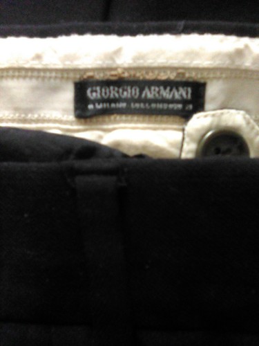 GIORGIO ARMANI SCHWARZER HERRENANZUG HERGESTELLT IN ITALIEN - Bild 6 von 12