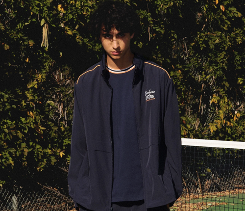 Dockers Racquet Club Anorak Jacket Navy Size M Hood Stores in collar Never Worn - Picture 14 of 15