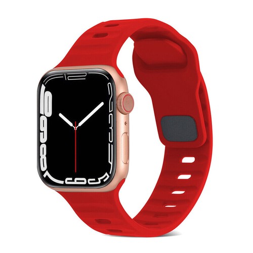 For Apple Watch Ultra2 Series 9 8 7 SE 6 Sport Silicone Band Strap 44/41/45/49mm - Picture 36 of 38