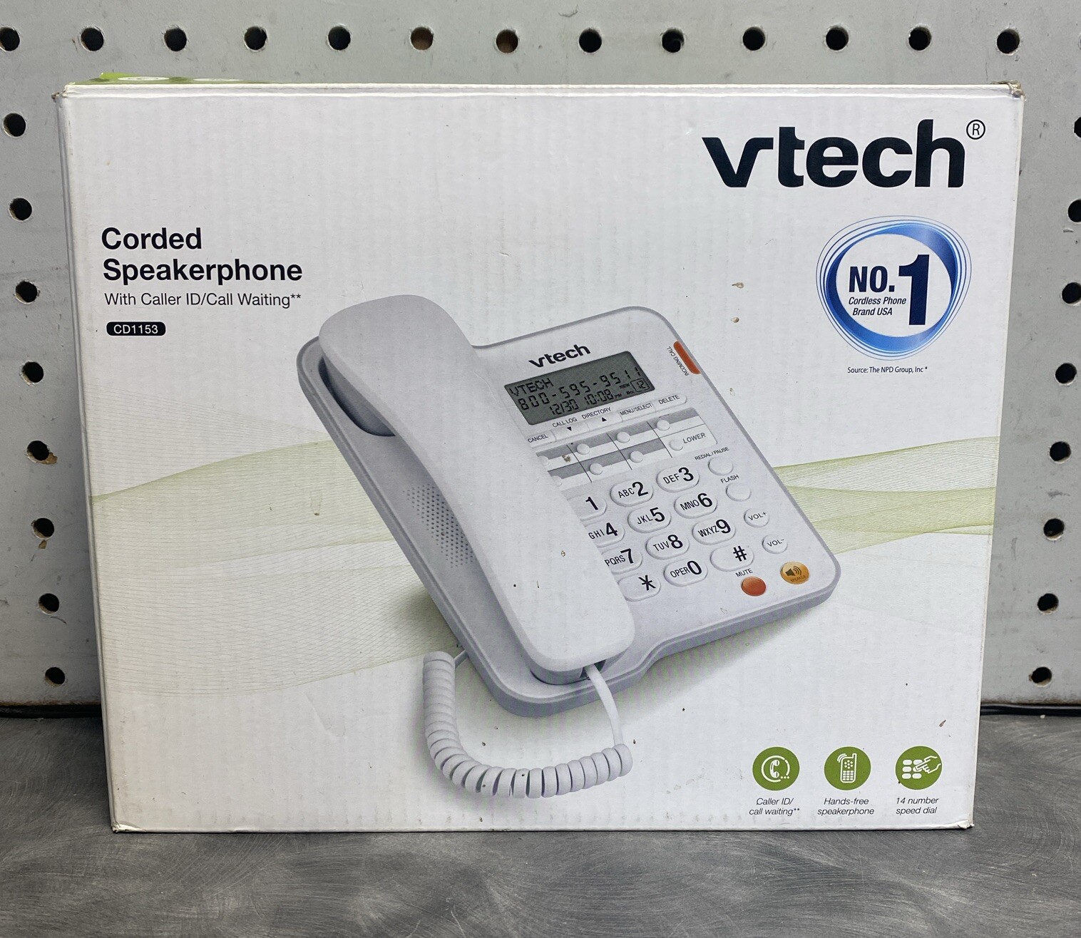VTech CD1153 Corded Telephone White BRAND NEW!!! 735078024602 eBay