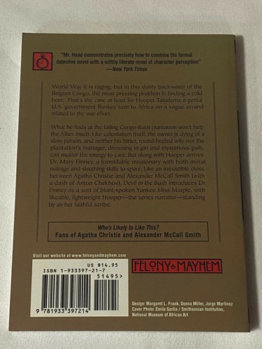 THE DEVIL IN THE BUSH by Matthew Head MYSTERY/SUSPENSE NOVEL - Bild 2 von 2