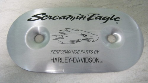 Insignia de inserción de filtro de aire de rendimiento Screamin Eagle original Harley OEM Sportster - Imagen 1 de 7