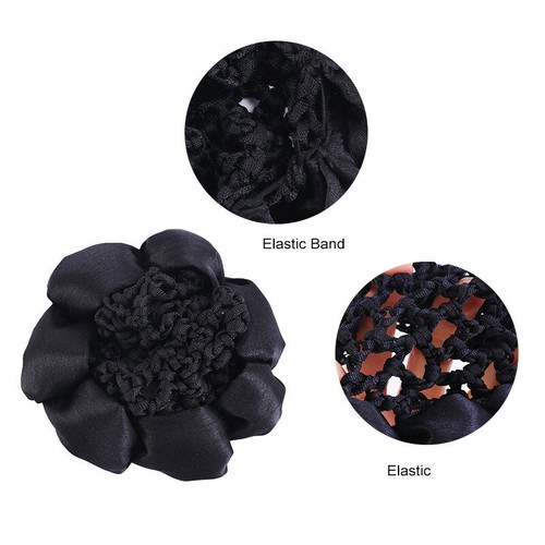 Womens Wild New Bun Cover Hair Snood Ballet Dance Skating Crochet Hair Net Hot - Bild 2 von 18