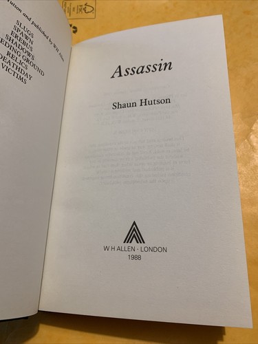 Shaun Hutson Assassin Hardcover Buch 1988 sehr selten Horror 1. Auflage Vintage HB - Bild 5 von 13