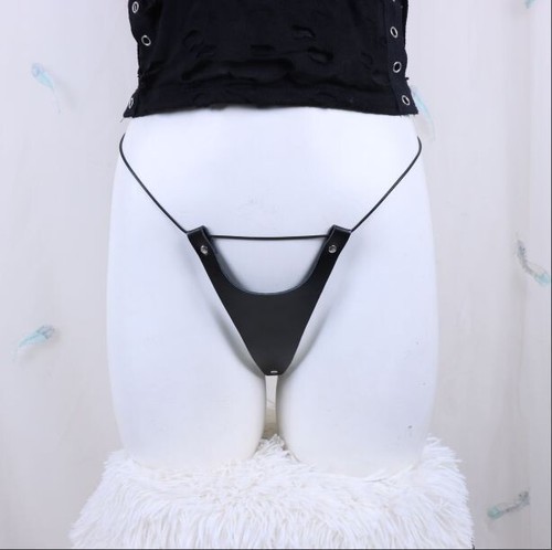 Reggiseno donna sexy imbracatura lingerie pelle PU petto aperto imbracatura cavo intimo - Foto 9 di 30
