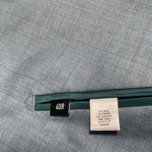 Bonobos Sport Mantel Herren 40R Blau Wolle Anzug Jacke Slim Fit Business Neu  - Bild 4 von 11